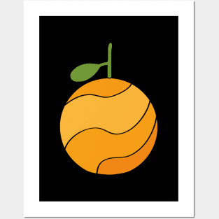 Orange - Stylized Food Posters and Art